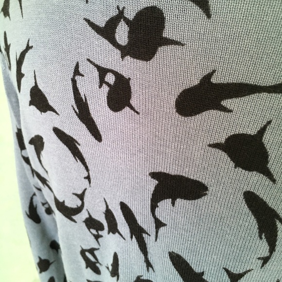 ModCloth XL swimming sharks cardigan - Picture 10 of 10